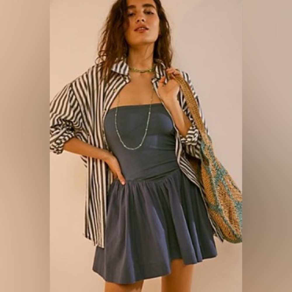 Free People Drop-Waist Mini Dress